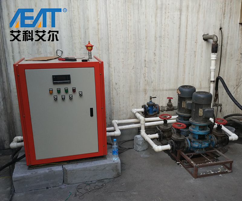菏澤某廠電蒸汽鍋爐使用現場