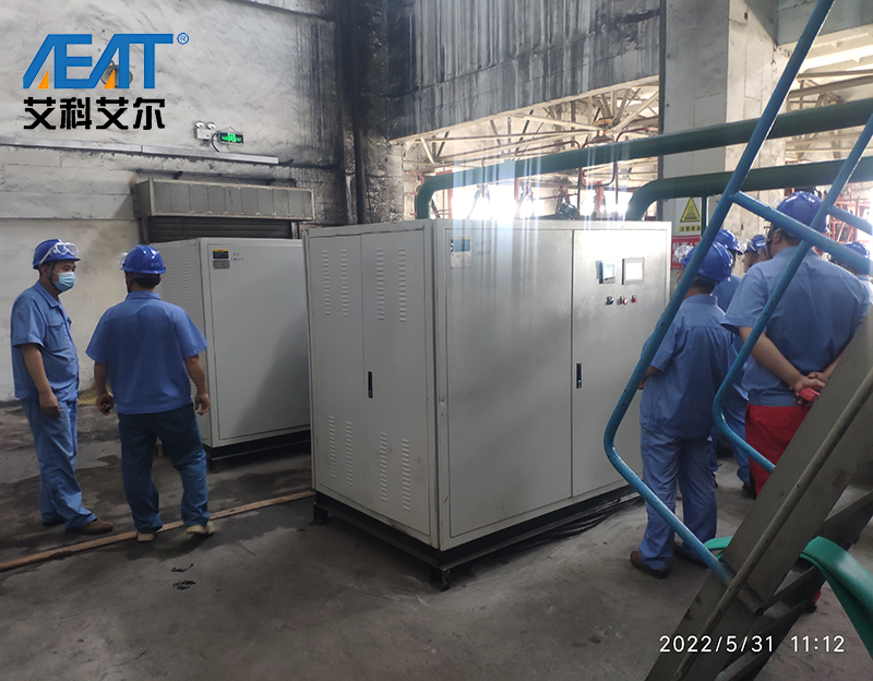 電蒸汽鍋爐安裝現場圖片